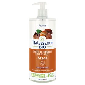 Natessance Crème de Douche Argan Bio et Fleur d’Oranger Peaux Sèches
