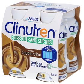 NESTLE Clinutren Boisson Sans Sucres Capuccino