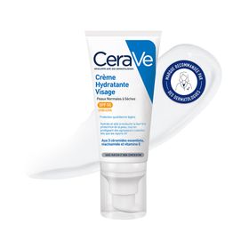 Crème Hydratante Visage SPF 50 pour les peaux normales à sèches 52 ml