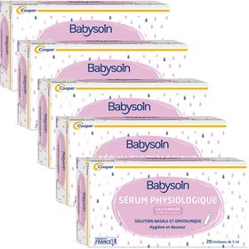 BABYSOIN Sérum Physiologique -  Boîte de 20 unidoses x5
