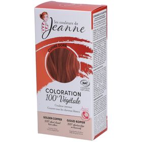 Les Couleurs de Jeanne Coloration Cuivré Doré 100 % Végétale