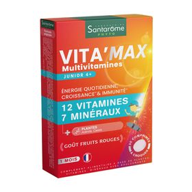 Santarome BIO Multivitamines Vita'Max Junior - 30 comprimés à croquer