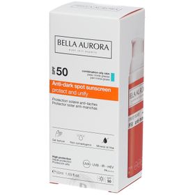 BELLA AURORA Crème Solaire anti-taches FPS50 Peaux mixtes à grasses