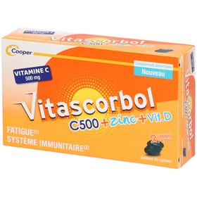 COOPER Vitascorbol C500 + Zinc + Vitamine D