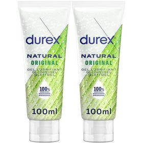Durex Gel Lubrifiant 100% d'origine Naturelle - Formule Originale - 100ml