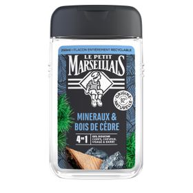 Le Petit Marseillais Gel Douche Homme Minéraux & Bois de Cèdre