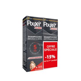 Pouxit Flash shampooing traitement anti-poux et lentes sans insecticide