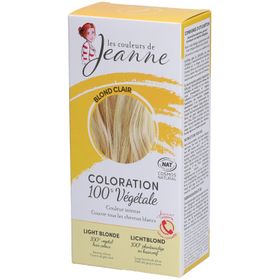 Les Couleurs de Jeanne Coloration Blond Clair 100 % Végétale