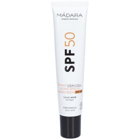 Mádara Écran Solaire Visage aux Cellules Souches Végétales SPF50