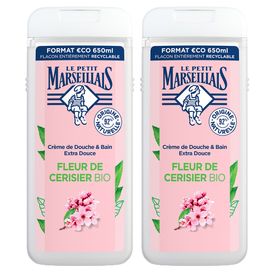 Le Petit Marseillais Crème de Douche & Bain Extra Douce Fleur de Cerisier BIO