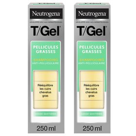 Neutrogena, T/Gel, Shampoing Pellicules Grasses
