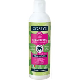 COSLYS® Shampooing Après-Traitement Poux & Lentes - Vinaigre bio de framboise