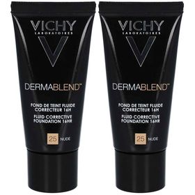 VICHY Dermablend Fond de teint fluide correcteur Tube 30ml - Teinte 25 NUDE