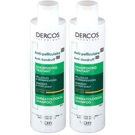VICHY Dercos Technique Antipelliculaire DS Shampooing traitant pellicules & démangeaisons cheveux secs