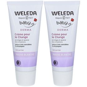 WELEDA Baby Derma Crème pour le Change à la Mauve blanche