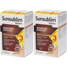 Nutreov Physcience Sunsublim® Solaire Bronzage Intégral Peau Normale