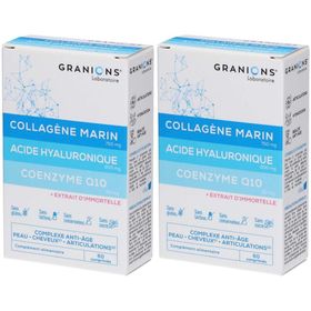 Laboratoire des GRANIONS® Complexe Collagène, Acide Hyaluronique & Coenzyme Q10