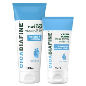 Cicabiafine Crème mains réparation intense + Cicabiafine Crème pieds secs anti-fendillements