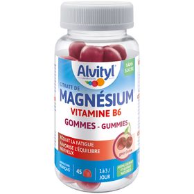 ALVITYL Magnésium  Vitamine B6 Gommes Cerise