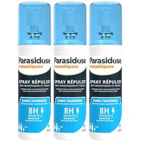 Parasidose Moustiques Zones Tempérées Spray Répulsif