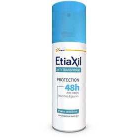 ETIAXIL - Déodorant Anti-transpirant -  Traitement Transpiration Modérée - Aisselles - Protection 48h - Spray Aisselles - Fabriqué en France