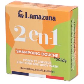 Lamazuna Shampoing-Douche Solide 2en1,