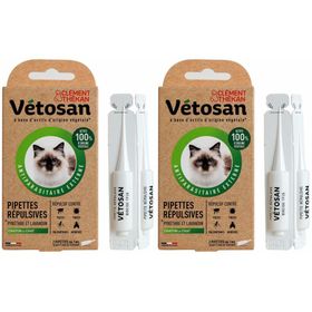 Clement Thekan Anti-Puces Anti-Tiques Chat et Chaton 2 Pipettes