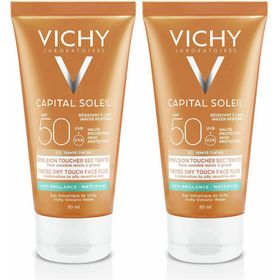 VICHY Capital Soleil BB émulsion toucher sec teintée SPF50 Tube 50ml