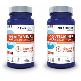 Laboratoire des Granions® 23 Vitamines Minéraux et Plantes - Energie et Vitalité