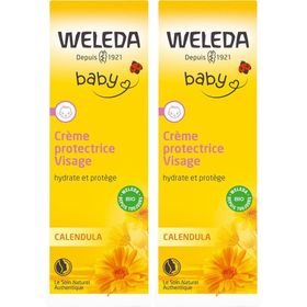 WELEDA Baby Crème protectrice Visage au Calendula Bio