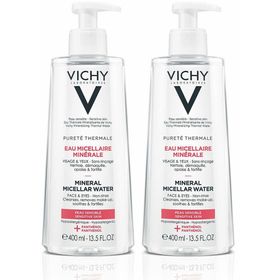 VICHY Pureté Thermale Eau Micellaire Minérale Visage et Yeux 400ml