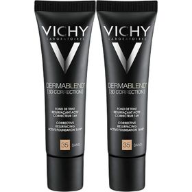 VICHY Dermablend 3D Correction Fond de teint resurfaçant Tube 30ml - Teinte 35 SABLE