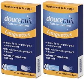 Douce nuit Languettes anti-ronflement