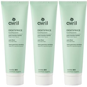 AVRIL Dentifirice Sans Fluor - Menthe Fraîche