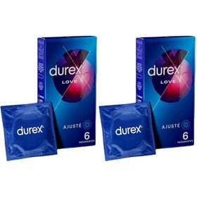 Durex Préservatifs Love - 6 Préservatifs Faciles à mettre