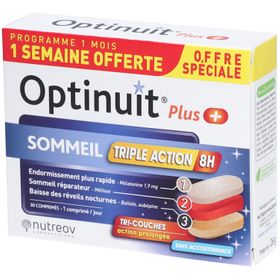 Nutreov Optinuit Plus Sommeil Triple Action 8H