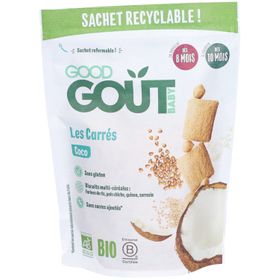 Good Goût Biscuits Bébé Dès 8 Mois Coco Sans Sucres Ajoutés Bio