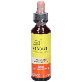 Bach® RESCUE® COMPTE-GOUTTES Goût orange mangue