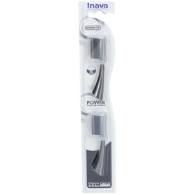 INAVA Brosse à Dents Rechargeable Noire