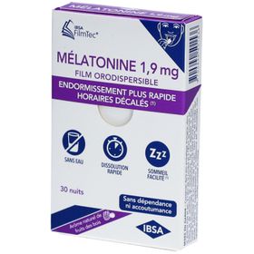 IBSA Mélatonine film orodispersible 1,9 mg