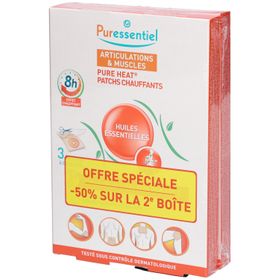 PURESSENTIEL Articulations & Muscles Pure Heat Patchs Chauffants x2
