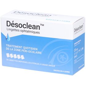 BAUSCH & LOMB Désoclean Lingettes Ophtalmiques