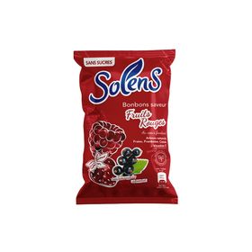SOLENS Bonbons Saveur Fruits Rouges Sans Sucres