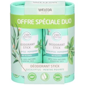 Weleda Déodorant solide 24H Eucalyptus Menthe poivrée