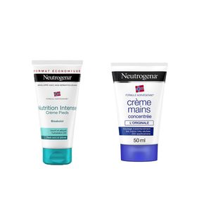 Neutrogena® Crème Pieds Très Secs et Abîmés + Crème Mains Concentrée L'originale