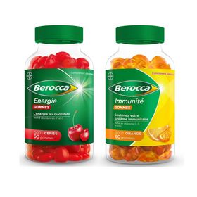 Berocca Gomme energie + Berocca gomme immunité