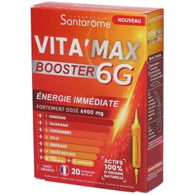 Santarome Vita'Max Booster 6G – Énergie Immédiate