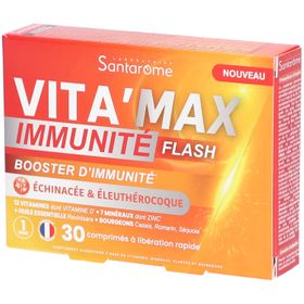Santarome Vita'max Immunity Boost Flash Défenses Immunitaires