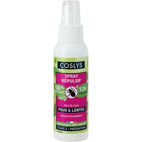 Coslys Spray répulsif poux