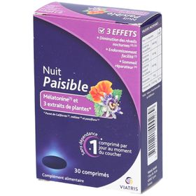 Viatris Nuit Paisible Mélatonine et Plantes
